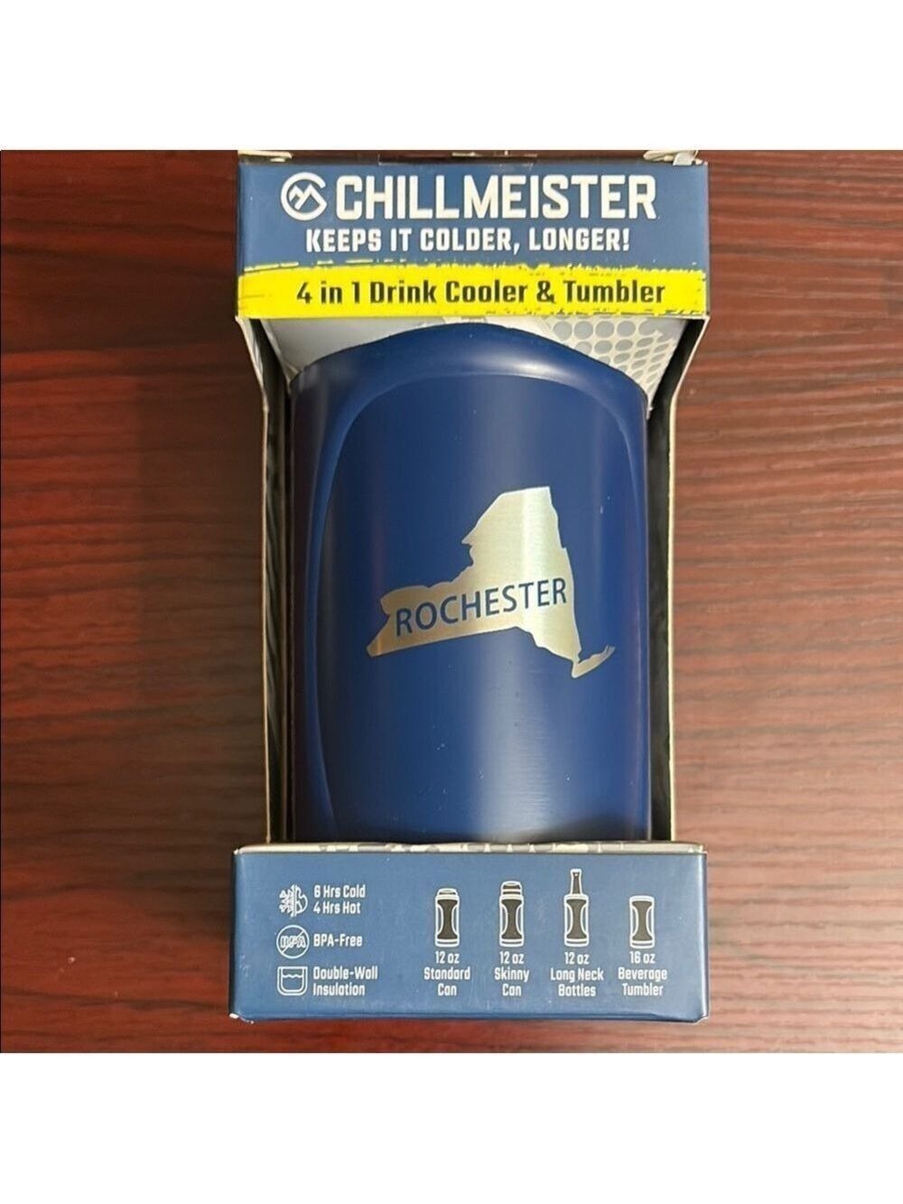 Chillmeister Blue Drink Cooler NIB